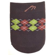 Argyle Women Seamless Toe Topper Liner Socks 4 Pairs