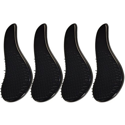 4 sets of Black Detangling Brush