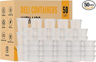 16 oz Deli Cup (4.25) with Lid